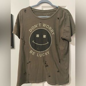 Lucky stressed tee